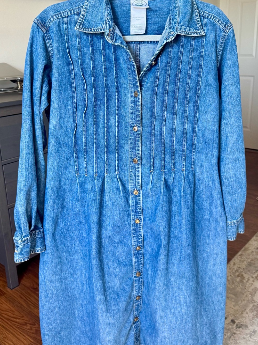 Vintage Laura Ashley Denim Dress size 10